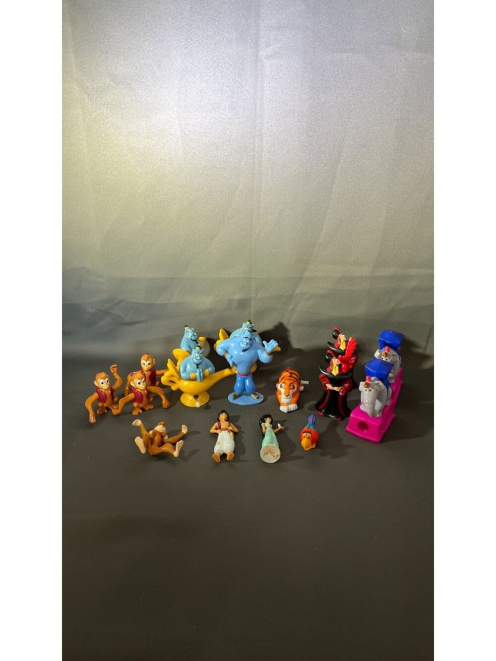 Disney Aladdin Figurines Collection Genie Jafar Jasmine Abu Set